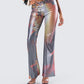 Janet Multi Tiger Shimmer Pant
