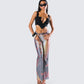 Janet Multi Tiger Shimmer Pant