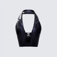Jaxon Black Leather Top