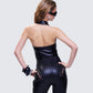 Jaxon Black Leather Top