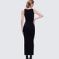 Jazlyn Black Invisible Strap Maxi Dress