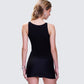 Jazlyn Black Invisible Strap Tank Top