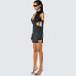 Jeanne Black Dress & Sleeves