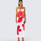 Jemima Floral Print Maxi Dress model front