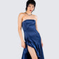 Jo Navy Ruffle Maxi Dress