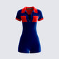 Johana Multi Velvet Mini Romper 3d product front