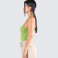 Jolene Green Cropped Top