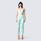 Julian Mint Cropped Tank Top
