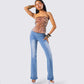 Juliana Blue Denim Low Rise Jean