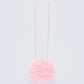 Justine Pink Organza Ruffle Grab Bag
