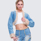 Kaiana Blue Denim Cropped Jacket