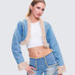 Kaiana Blue Denim Cropped Jacket