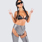 Kaito Black Triangle Bralette Top
