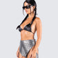 Kaito Black Triangle Bralette Top