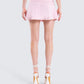 Karlissa Pink Foldover Mini Skirt