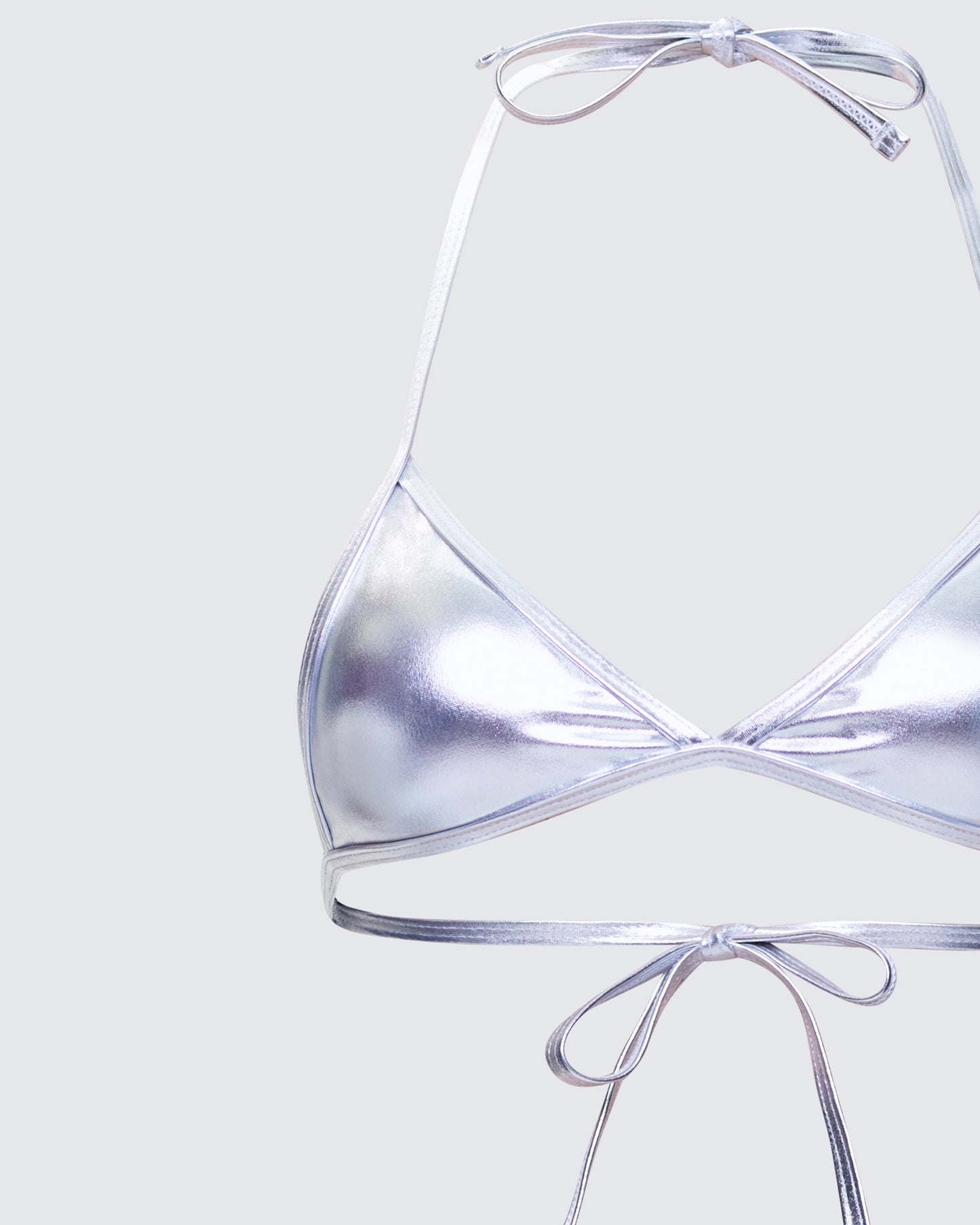 Karri Silver Bikini Top