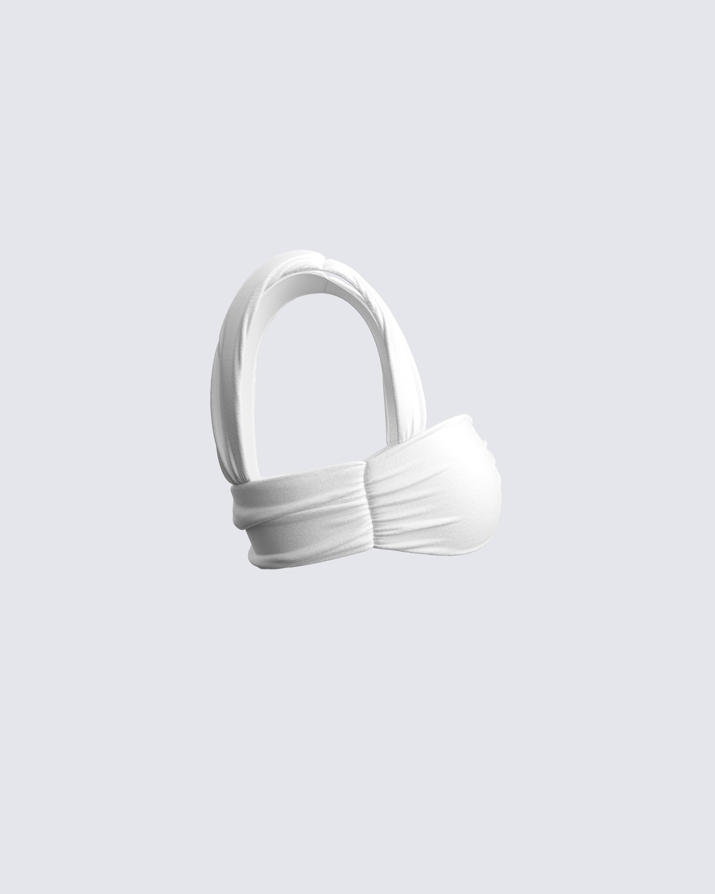 Keiko White Jersey Crop Top
