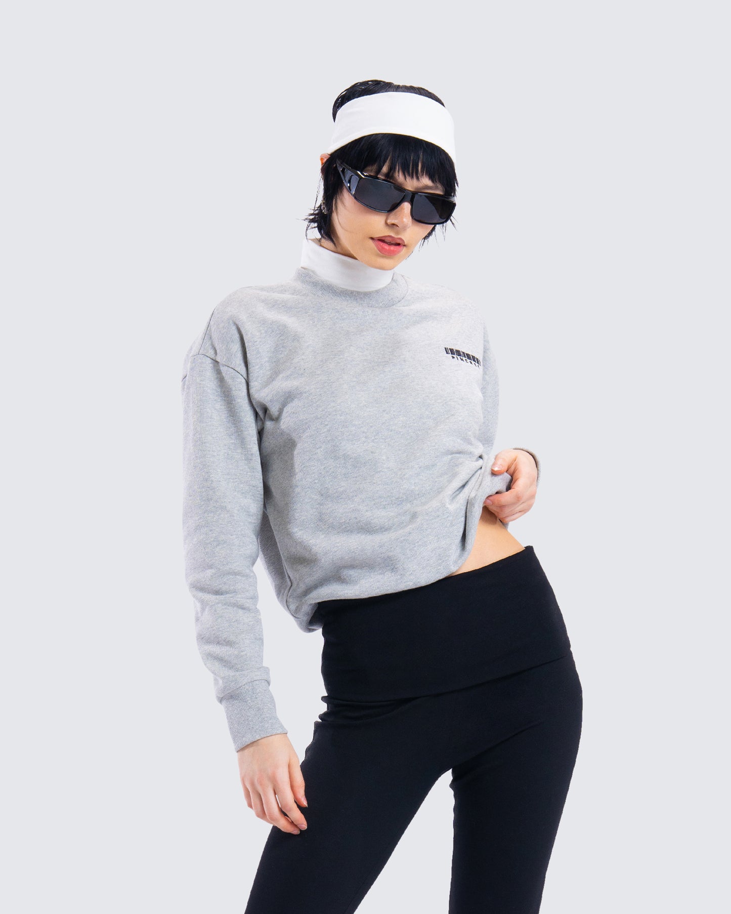 Kemi Heather Grey Logo Sweatshirt