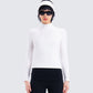 Kemi White Jersey Top And Headband model front