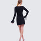 Kesia Black Mini Dress