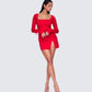 Kesia Red Mini Dress