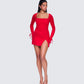 Kesia Red Mini Dress