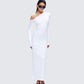 Kiandra White Off Shoulder Maxi Dress