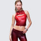 Kiara Multi Ombre Vegan Leather Top