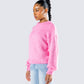 Kiera Pink Chunky Sweater Top