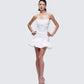 Kimi White Lace Corset Mini Dress