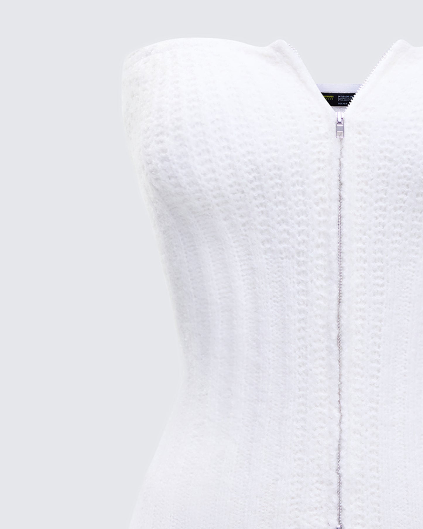 Kinsey Ivory Sweater Knit Tube Top