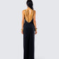 Kippa Black Asymmetrical Chain Gown