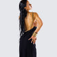Kippa Black Asymmetrical Chain Gown