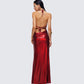 Koa Red Metallic Gown