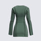 Karlie Lace Up Boss Dress