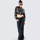 Laina Black Twill Pocket Pant