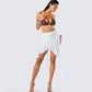 Landry White Ruffle Skirt