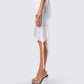 Landry White Ruffle Skirt