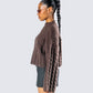 Larissa Brown Cable Knit Sweater