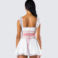 Latto Pink Satin Corset Top