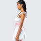 Latto Pink Satin Corset Top