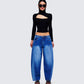 Laurie Denim Set model front