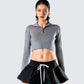 Leanne Grey Sweater Top