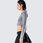 Leanne Grey Sweater Top