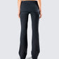 Leia Black Foldover Legging