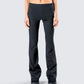 Leia Black Foldover Legging