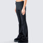 Leia Black Foldover Legging