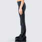 Leia Black Foldover Legging