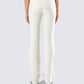 Leia Cream Foldover Legging