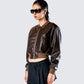 Leigh Brown Washed Leather Jacket